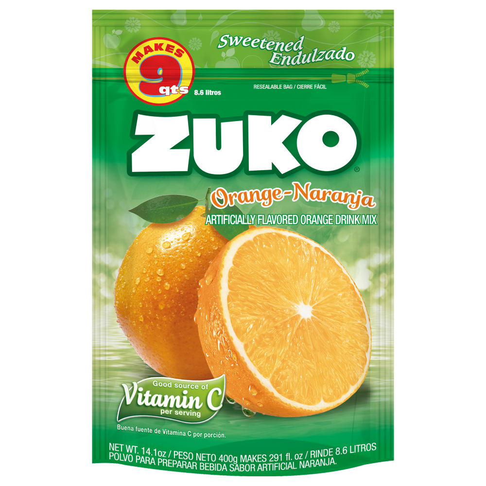 Zuko Orange Drink Mix