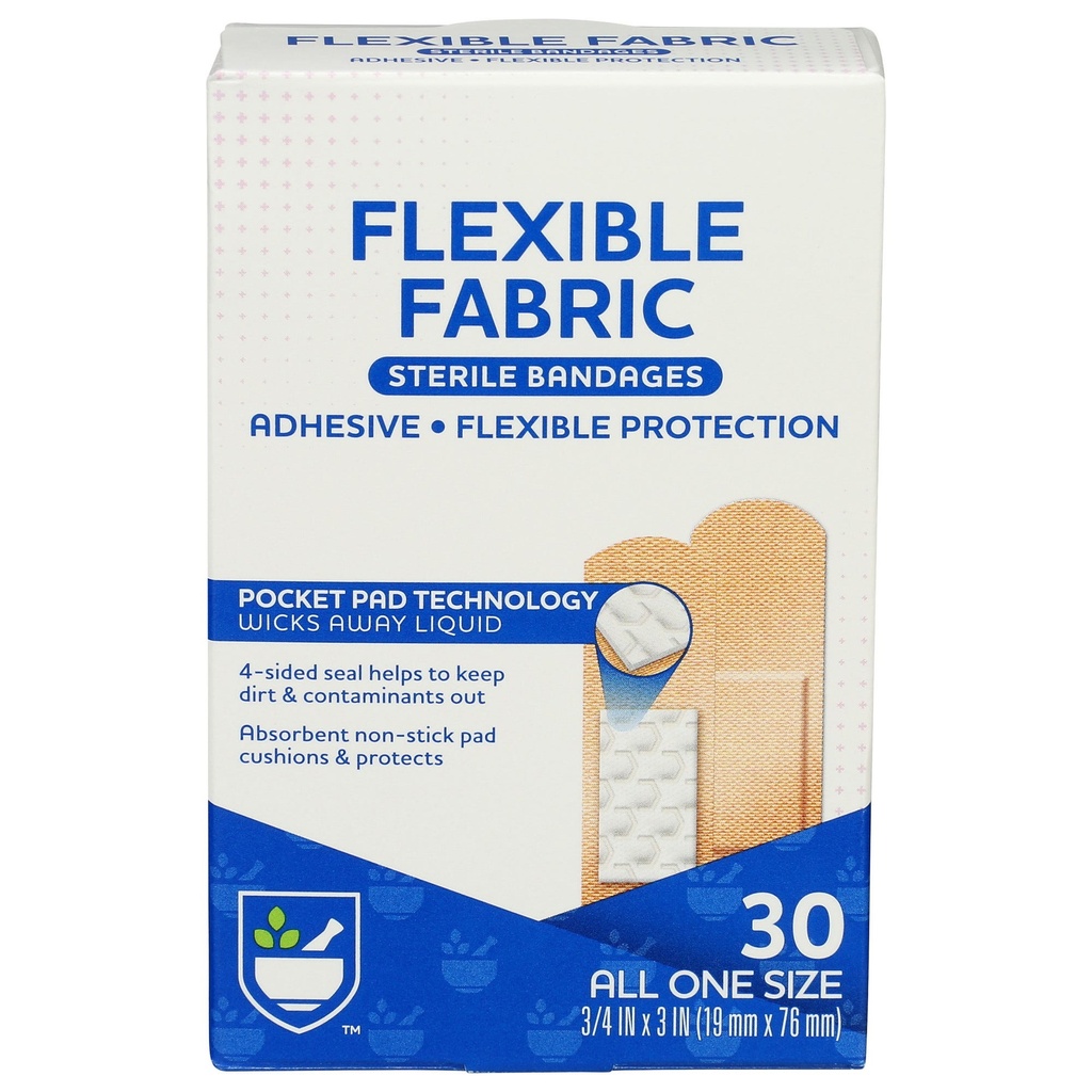 Flexible Fabric Adhesive Bandages