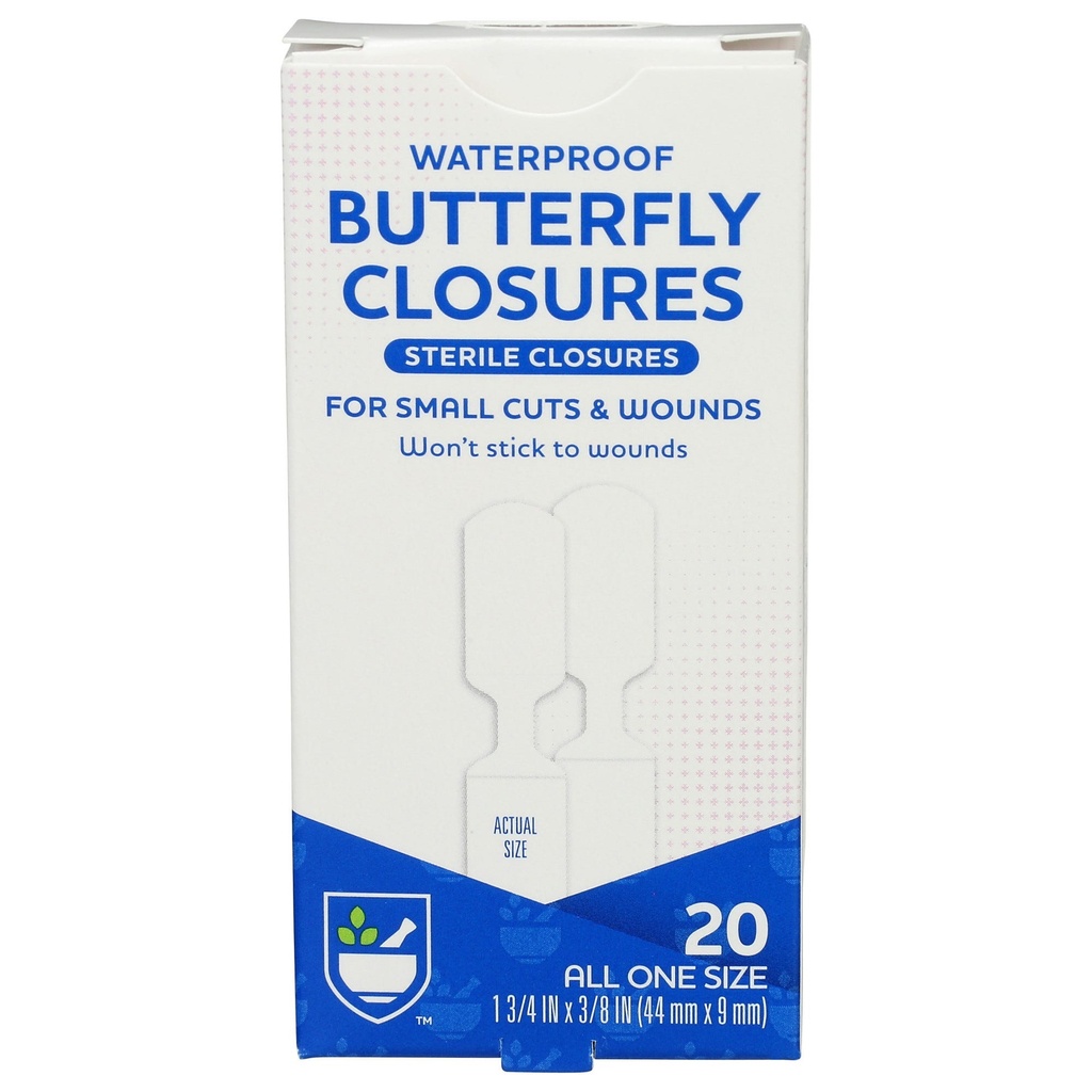 Rite Aid Pharmacy Butterfly Closures, All One Size