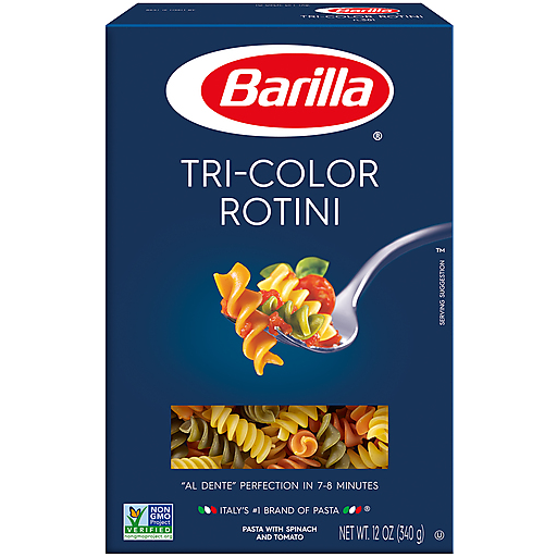 Barilla Tri Color Rotini Pasta 12 Oz. Box