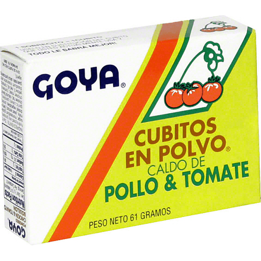Goya Bouillon, Chicken & Tomato Flavored, Powdered