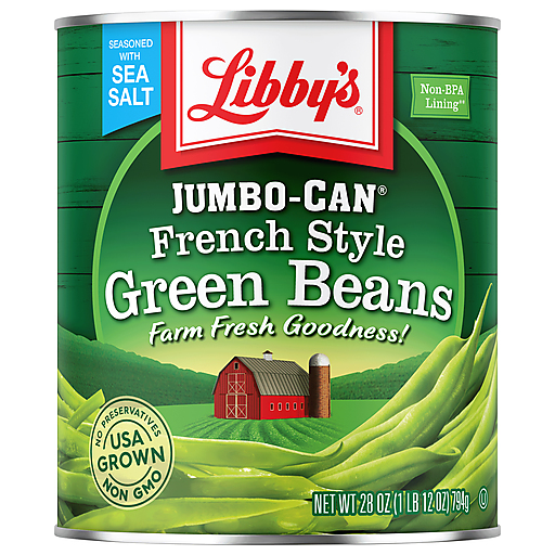 Libby's Jumbo-Can French Style Green Beans 28 Oz. Can