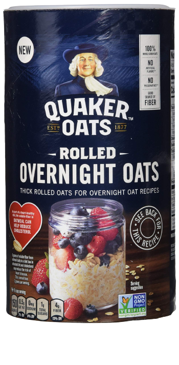 Quaker Rolled Overnight Oats 19 Oz