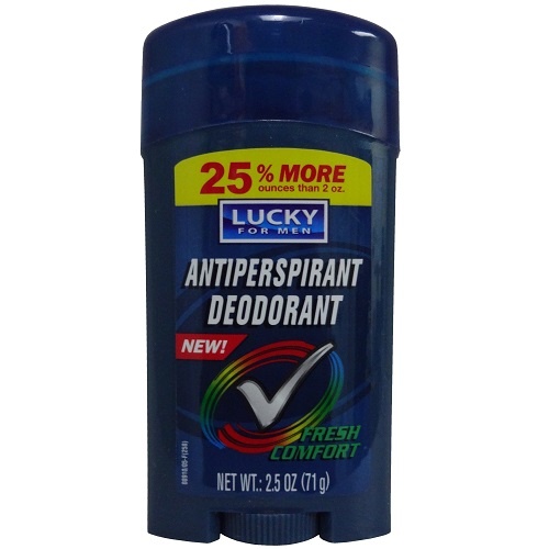 Lucky For Men Antiperspirant Deodorant, Fresh Comfort