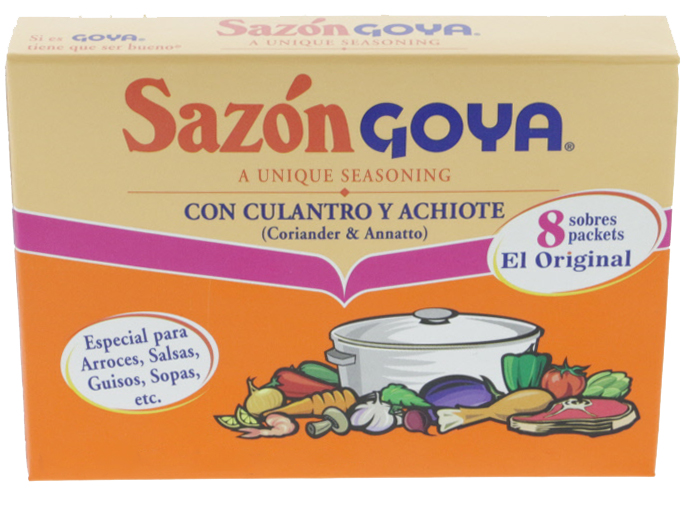 Sazon Goya Seasoning, Coriander & Annatto - 1.41 Oz