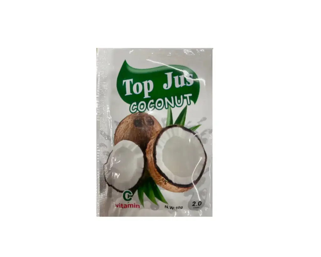 TOP JUS Coco 10g x 24 Paquetes 2 litros paquetes
