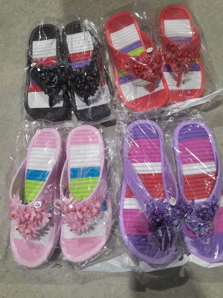 CHANCLETA DE MUJER FLORES