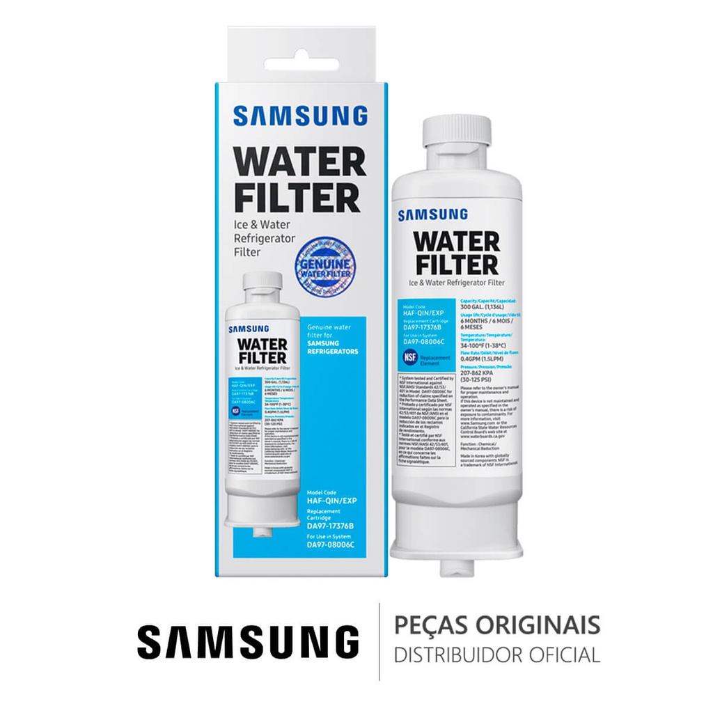 FILTRO DE AGUA DE REFRIGERADOR SAMSUNG HAF-QIN/EXP