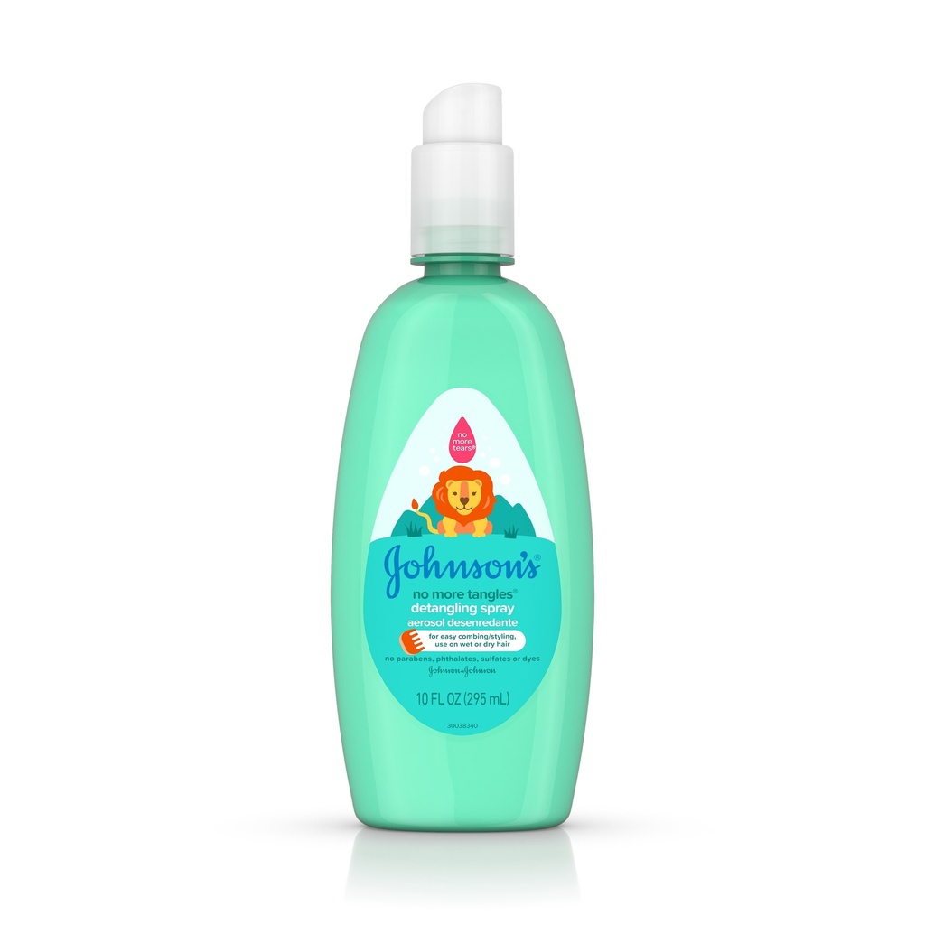 Johnson's No More Tangles Hair Detangling Spray - Tear Free, 10 Fl Oz