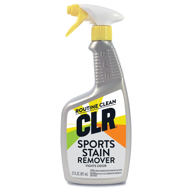 CLR Sports Stain Remover  Gentle Laundry Spray for Stains  Odors  and Spots  22 Fl Oz