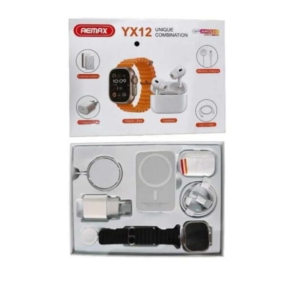 Remax Smart Watch and Earphone Set YX12