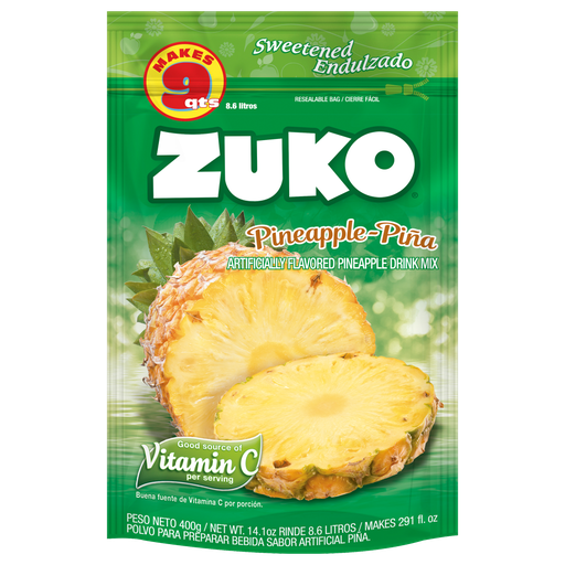 Zuko Drink Mix, Pineapple