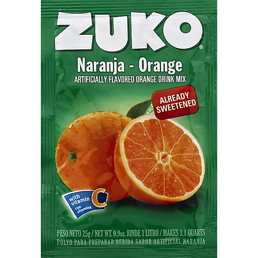 Zuko Drink Mix, Orange