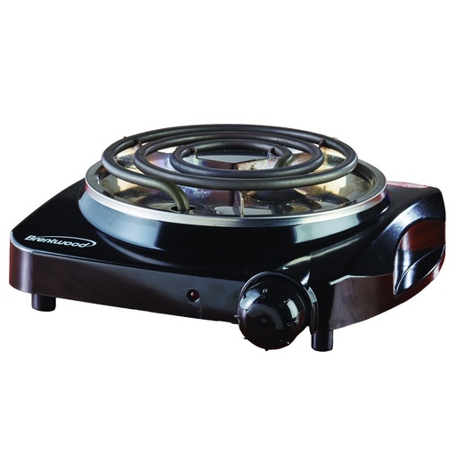 Brentwood Electric 1000 W Single Burner In Black