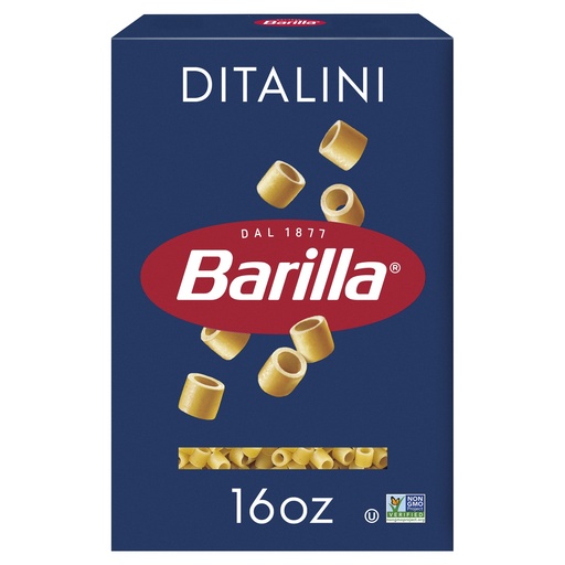 Barilla Blue Box Ditalini Pasta 1 Lb