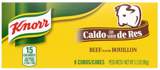 Knorr Beef Flavor Bouillon/Caldo De Res Bouillon Cubes