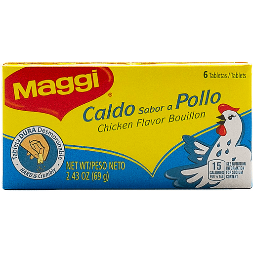 Maggi Chicken Flavor Bouillon Tablets 2.43 Oz. Box