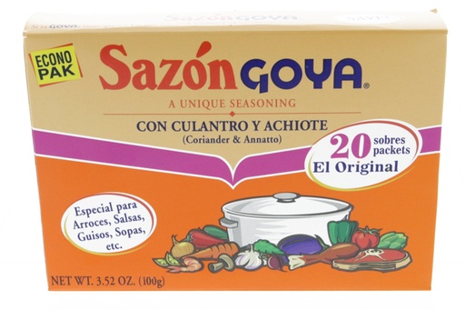 Sazon Goya Coriander & Annatto Seasoning 3.52oz