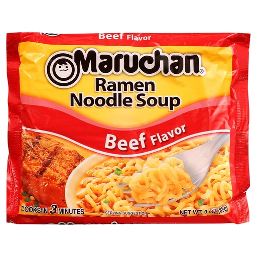 Maruchan Soup, Ramen Noodle, Beef Flavor