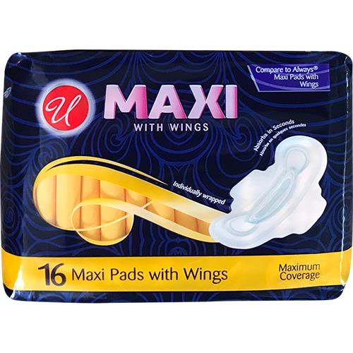 16ct Maxi-pads With Wings
