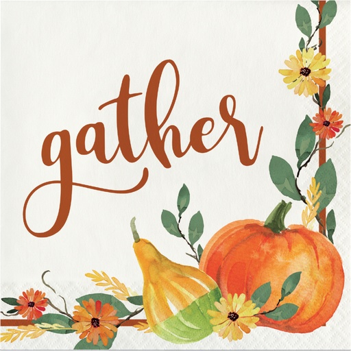 Creative Converting Lunch Napkins 12/16ct 2p Giving Thanks