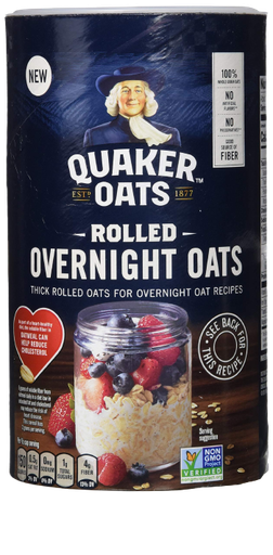 Quaker Rolled Overnight Oats 19 Oz
