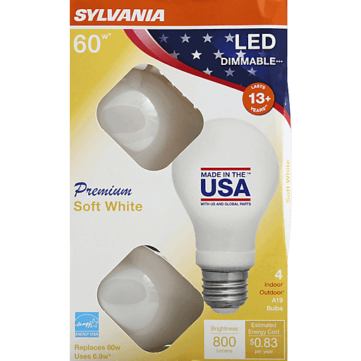 Sylvania Sly Led Bulb A19 60w