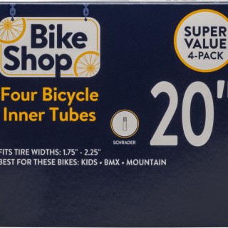 Bike Shop Value Pack 20IN X 1.75-2.25 Schrader Bicycle Inner Tube