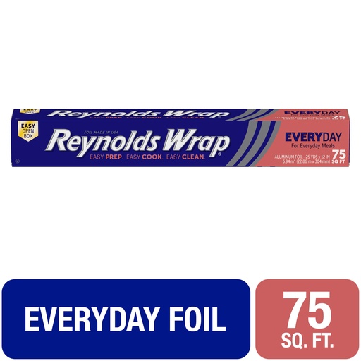 Reynolds Wrap Everyday Aluminum Foil 75 Sq. Ft. Box