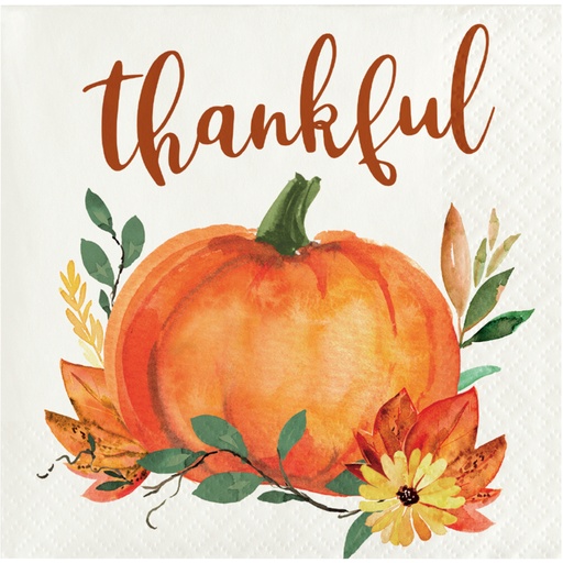 Creative Converting Beverage Napkins 12/16ct 2p Giving Thanks