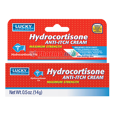 Lucky Super Soft Anti-Itch Cream Maximum Strength Hydrocortisone 0.5 Oz