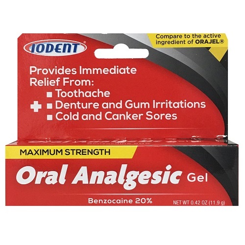 Iodent Oral Analgesic Gel 20% Benzoca-whole