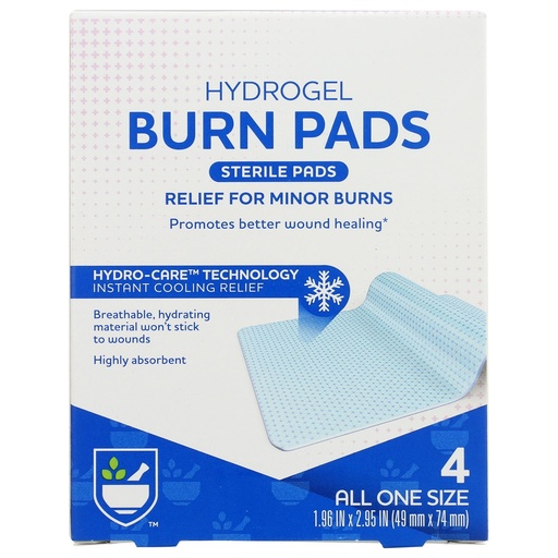 Rite Aid Hydrogel Burn Pads - All One Size