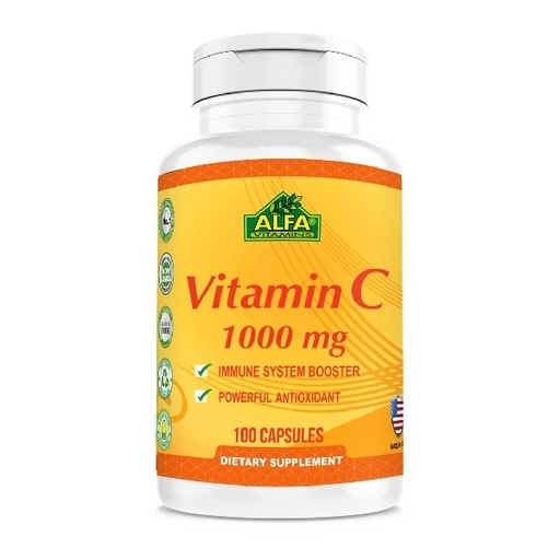Alfa Capsules Vitamin C 1000mg 100’s