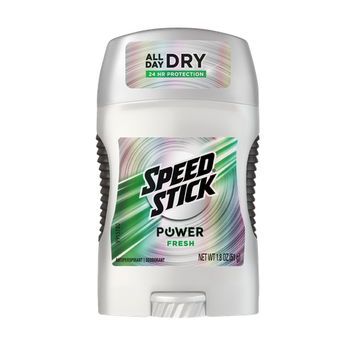 Speed Stick Power AntiPerspirant Deodorant, Fresh Scent - 1.8 Oz