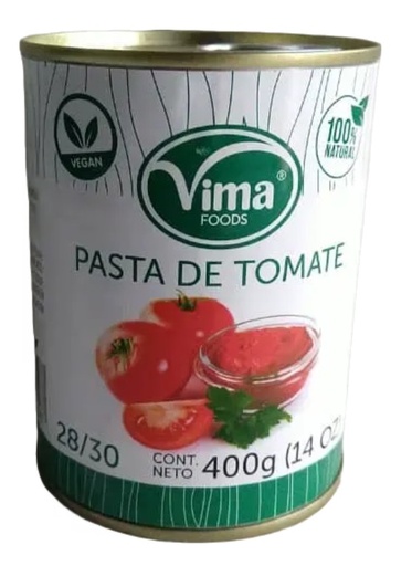 Lata de Pasta de Tomate 400gr