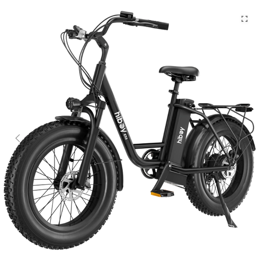 Bicicleta Eléctrica Negra Hiboy EX6 Step-thru Fat Tire