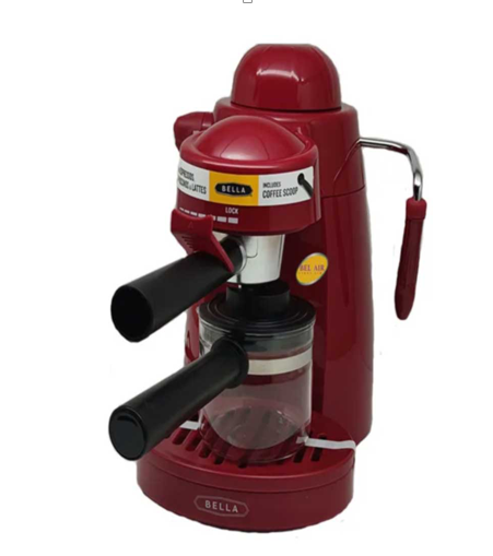 Cafetera Eléctrica Bella Steam Espresso Maker