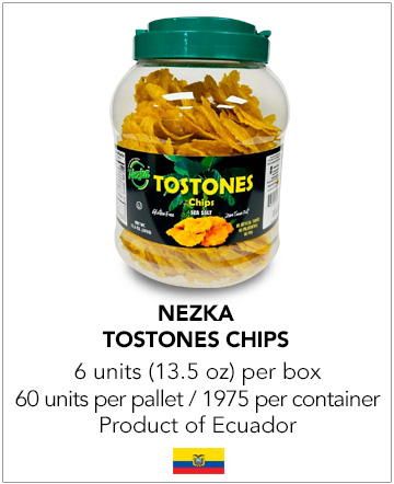 NEZKA TOSTONES CHIPS 13.5 Oz
