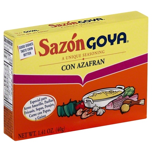 SAZON GOYA CON AZAFRAN 40g