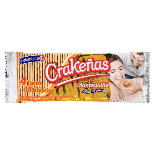 Colombina Mantequilla Crakenas Tacos - 11.43oz - 4ct