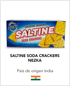 NEZKA SALTINE SODA CRACKERS 16 Oz