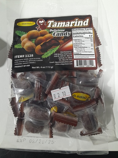EL GUSTAZO CARAMELO DE TAMARINDO 112g