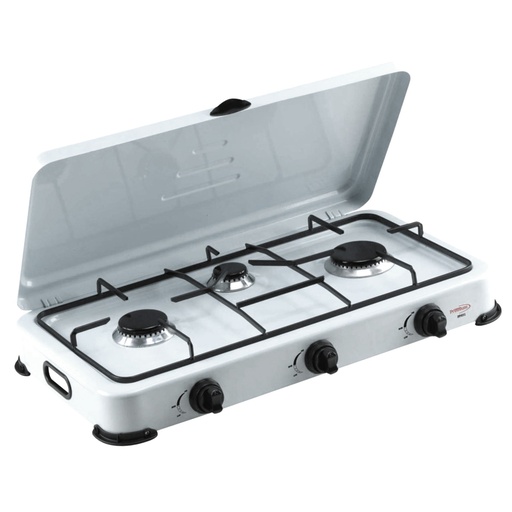 LEVELLA Premium Portable Gas Stove 3 Burner White Pps35 – Propane Gas