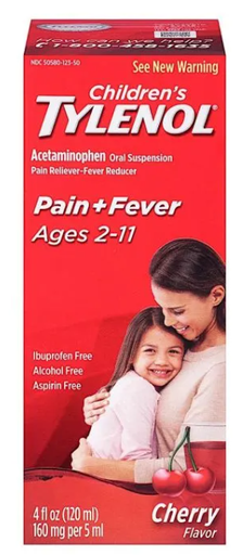 CHILDRENS TYLENOL 160MG/5ML SUSPENSION  118ml 