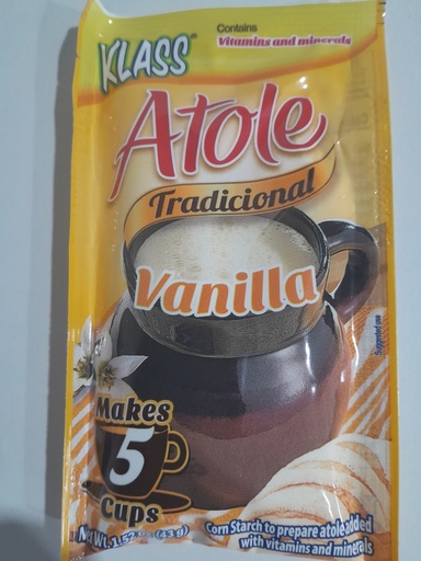 Klass Time Klass Vainilla Atole Corn Starch  1.54 Oz