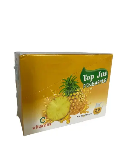 TOP JUS Pina 10g x 24 Paquetes 2 litros paquetes
