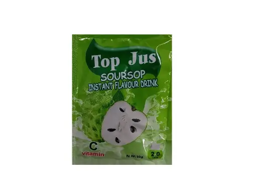 TOP JUS Guanabana 10g x 24 Paquetes 2 litros paquetes