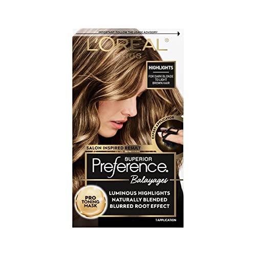 L'oréal Paris Superior Preference Balayage Highlighting Kit Permanent Hair Color 1.0 Piece BROWN