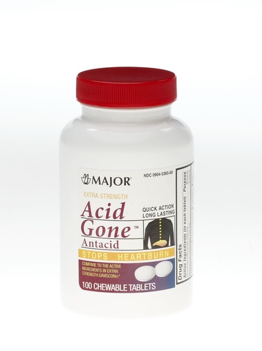 ACID GONE EXTR. STRENGTH CHEW TABS ANTI ACIDO